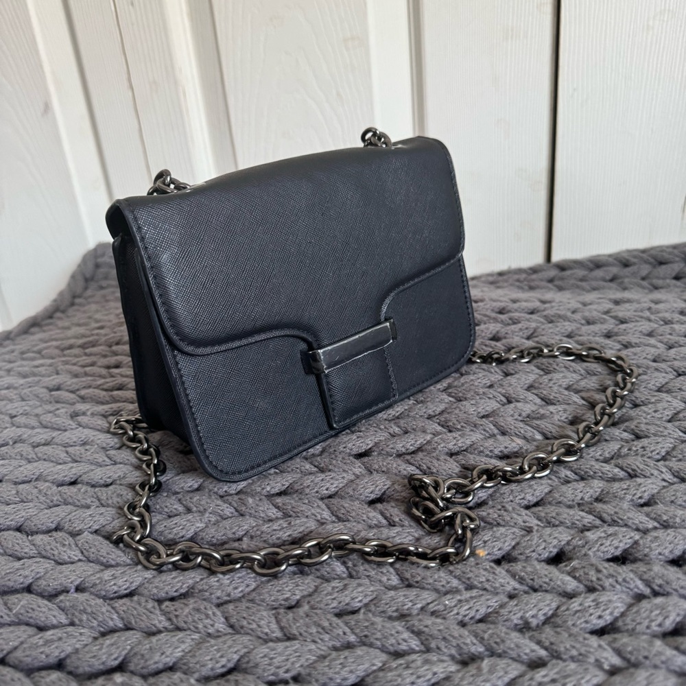 MANGO Black Chain Shoulder Bag